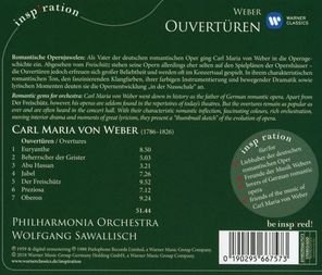 Wolfgang Sawallisch / Weber: Ouverturen (CD)