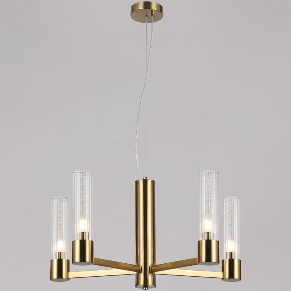 Подвесная люстра ILLUMICO BRASS IL0313-5P-79 BRASS