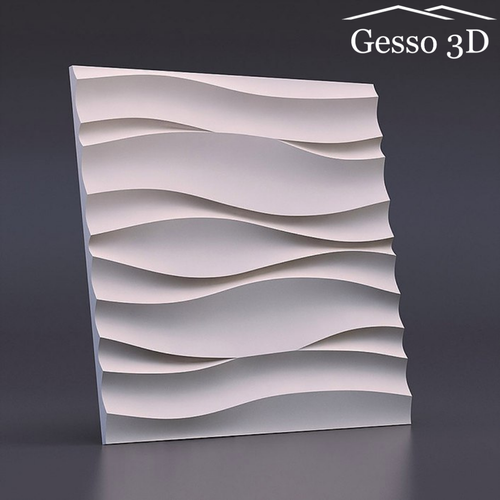 Гипсовая 3D панель Волна Атлантики