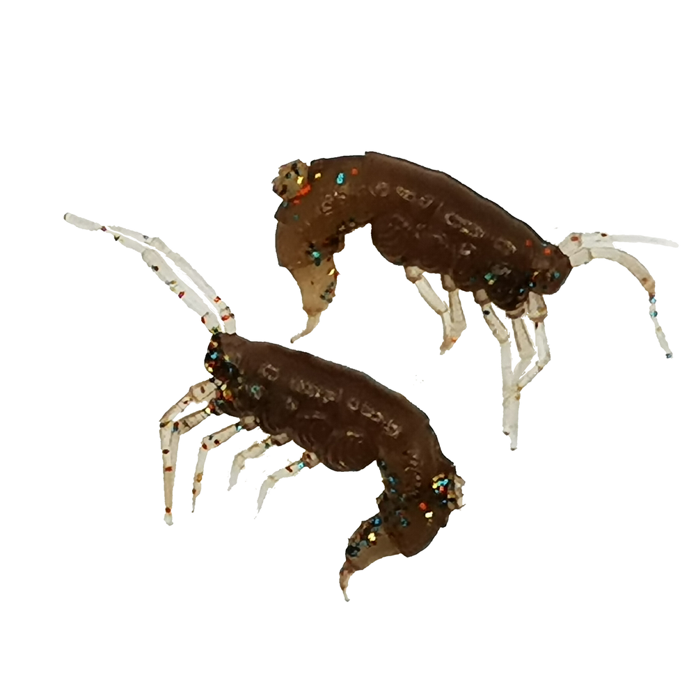 Рыболовные, силиконовые приманки. Рачки мормыш RuBaits Shrimp креветка. Набор для рыбалки на щуку, судака, окуня, форель. Зимняя рыбалка, микроджиг.