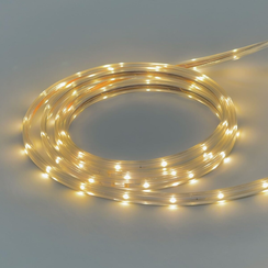 Светодиодная лента Герметичная, бухта 100 м., тепло-белая, 220В, SMD2835, 24 LED на 1 м., 2700К, IP65 LTC (NL-H1-2WW)