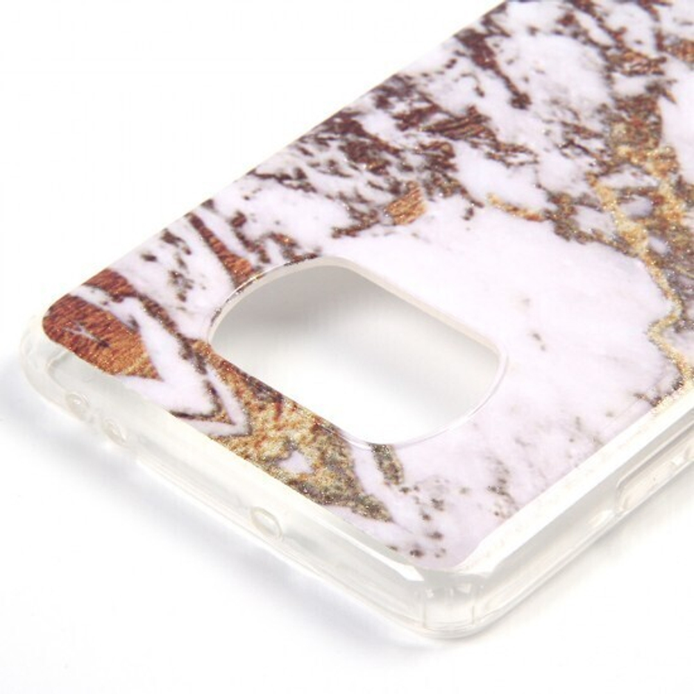 Чехол для Xiaomi Poco X3 Мрамор, ТПУ, 012726