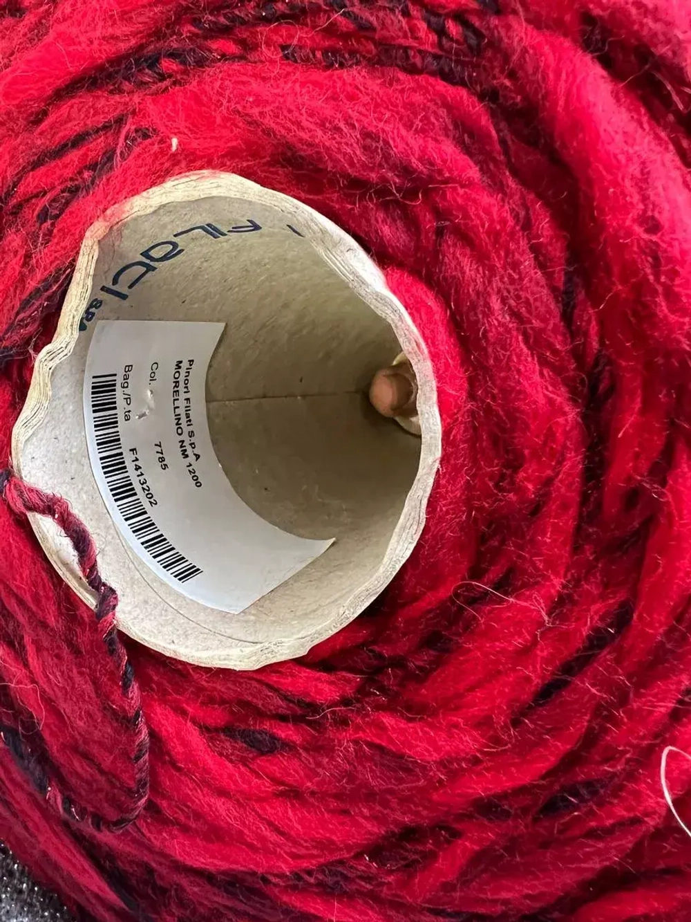 Трикотажная пряжа для вязания MORELINO толстая шишибрики