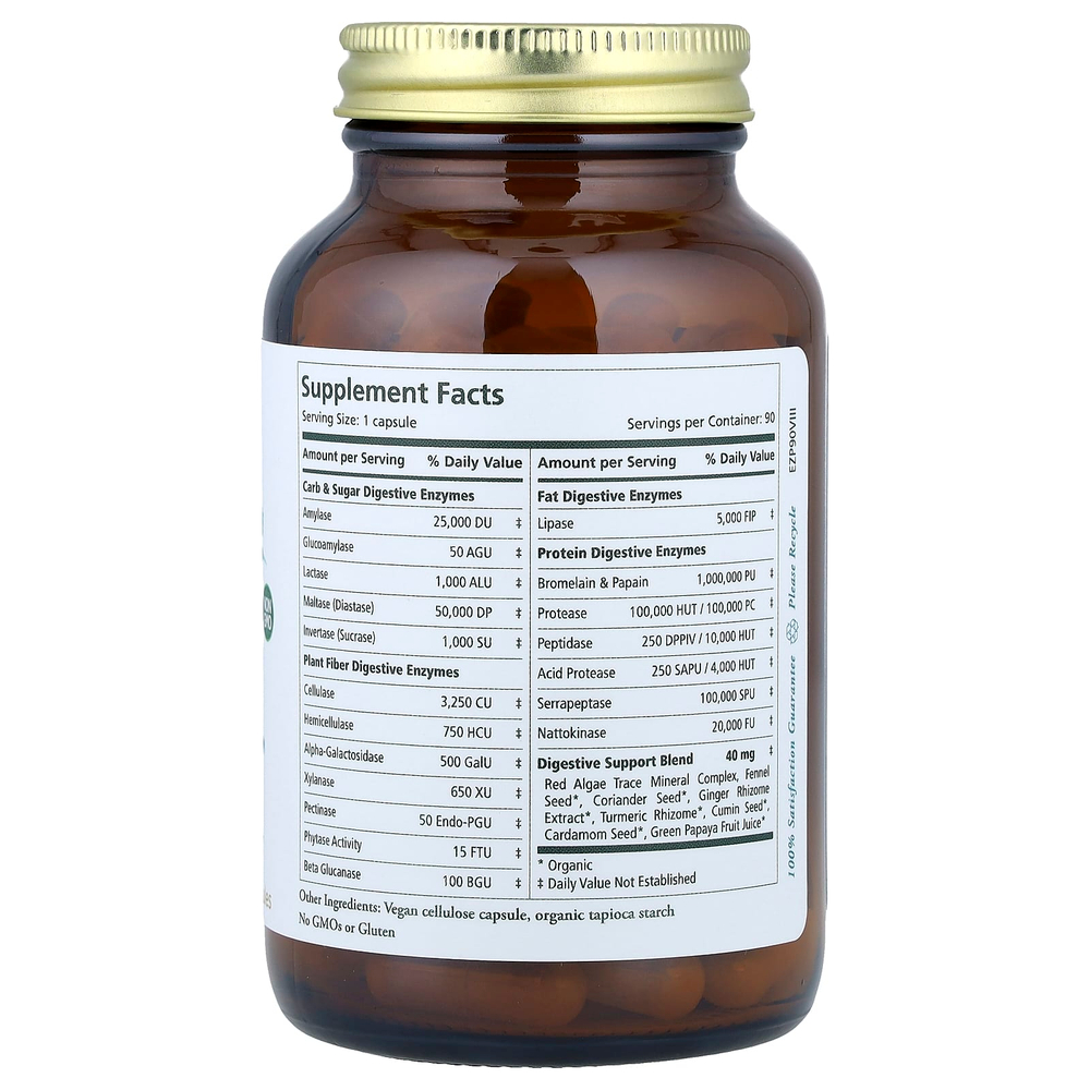 Pure Synergy, Enzyme Power ™, 90 капсул