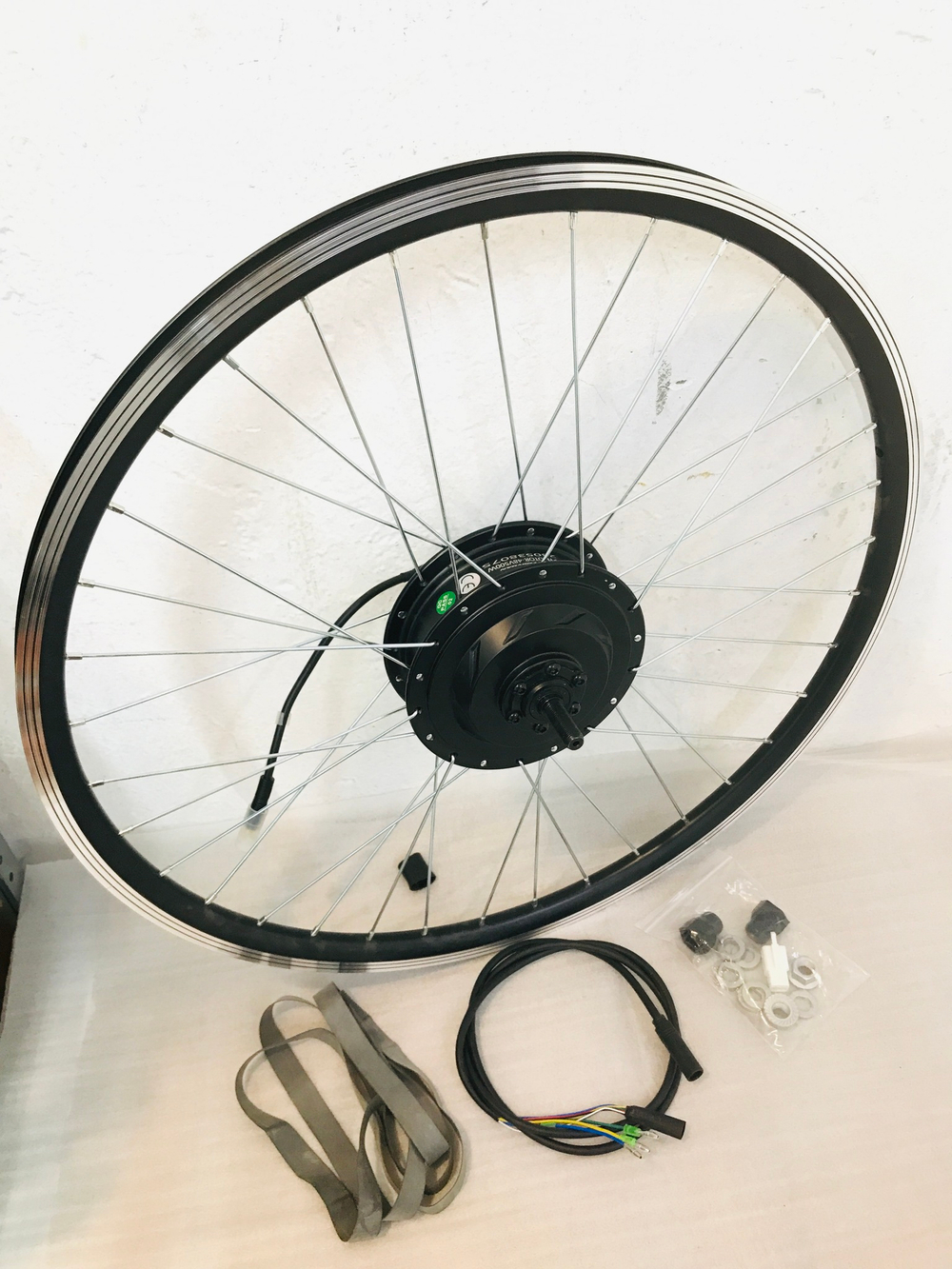 Готовое заспицованное заднее мотор колесо Pengyuan 36-48V/500W для велосипеда