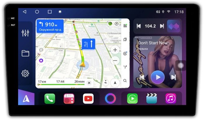 Магнитола для Sollers SF1 2025+ (рамка большая) - FarCar S500-TS20 монитор 9.5" 2K QLED на Android 14, Быстрейшая, CarPlay, 4G SIM-слот