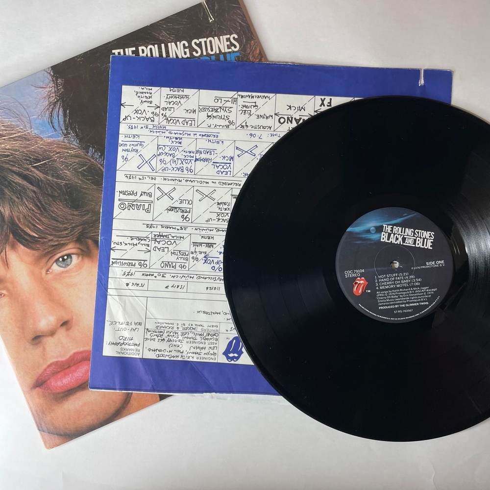 Винтажная виниловая пластинка LP The Rolling Stones Black And Blue (США 1976)