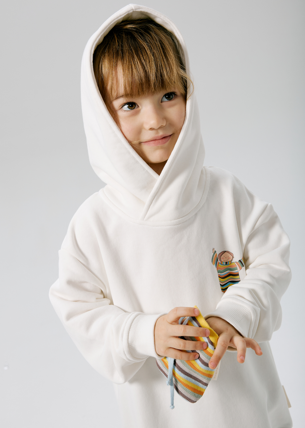 Мешочек вязаный в полоску (мультиколор)