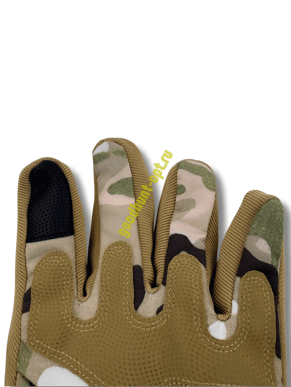 Тактические зимние перчатки с мехом Мультикам