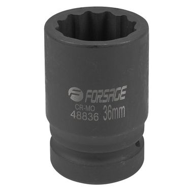 Головка ударная 1'', 36мм (12гр.) Forsage F-48836