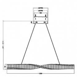 Подвесной светильник Maytoni Krone P097PL-L36BS3K