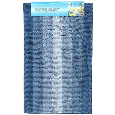 Коврик для ванной, 0.5х0.8 м, ПЭ, син, Макарон, Y3-848