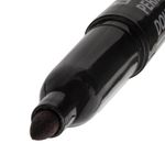 Маркер перманентный (нестираемый) BRAUBERG, ЧЕРНЫЙ, круглый наконечник, 1,5-3 мм, с клипом, 151629