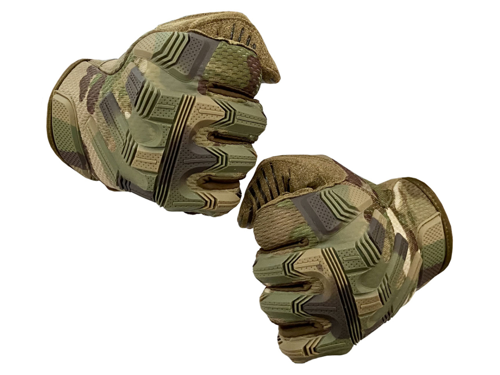 Перчатки тактические полнопалые камуфляж Woodland XL (24-27 см)