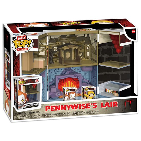 Набор Funko Bitty POP! Bitty Box Movies IT — Pennywise's Lair + 2 Bitty POP! Pennywise, Georgie Denbrough (№85535)