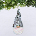 Елочная игрушка "Новогодний лесовичок" 5,5*6*12,5 см, голубой (Серпантин)