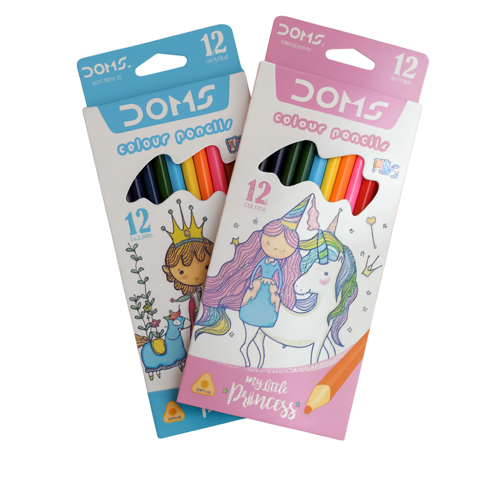Цветные карандаши Doms My Little Priincess 12 шт