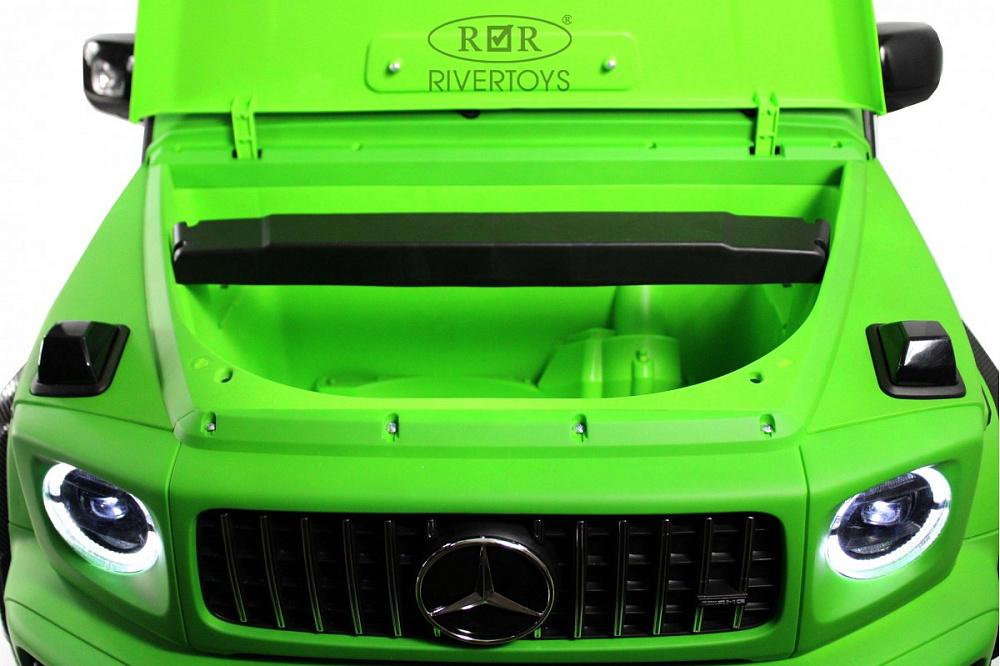 Детский электромобиль RiverToys Mercedes Benz G63 Y777YY GREEN-MATTE/зеленый матовый