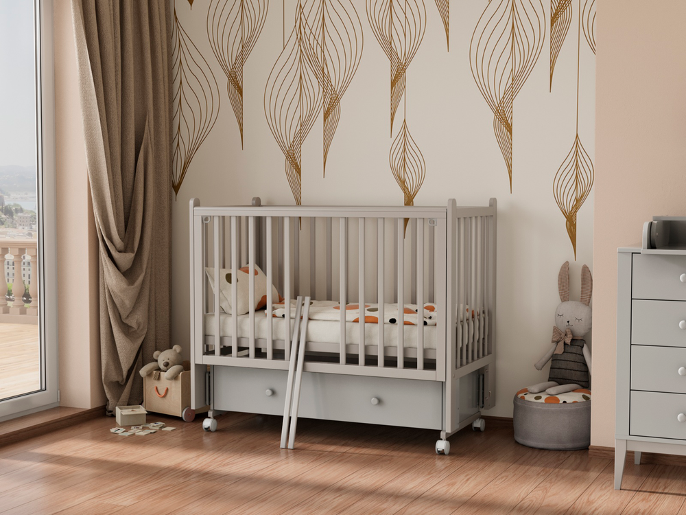 Детская кроватка Incanto Lika универсальный маятник, ящик цвет crystal beige