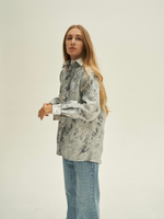 Silver rain long sleeved shirt