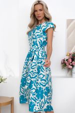 Платье Эдна (бело-голубое) П13874-45М LT Collection