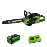 Аккумуляторная цепная пила Greenworks GD40CS15K8 (1 x 8 Ач, Быстрое ЗУ) 2005707U8F