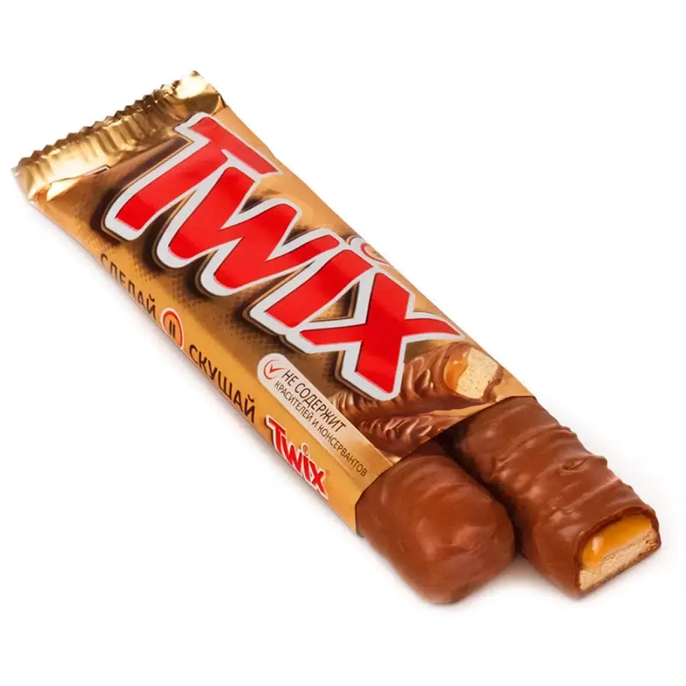 Батончик шоколадный Twix 55г