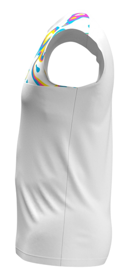 Мужская теннисная футболка Joma Torneo Capsule Sleeveless - белый