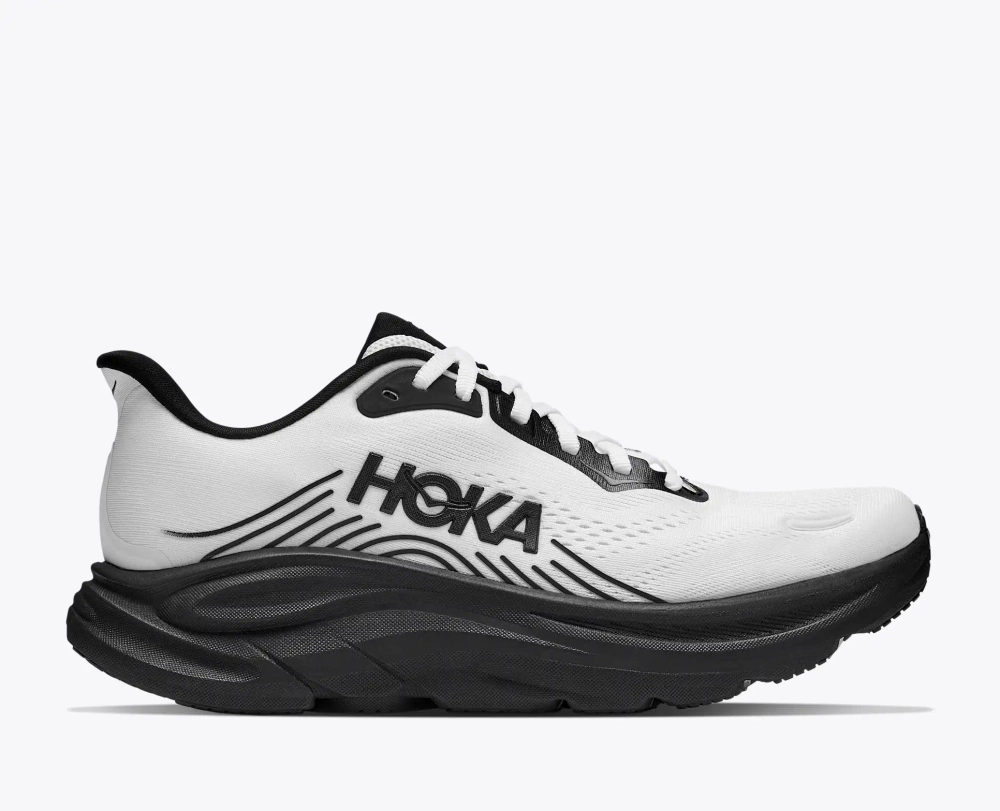 Женские кроссовки Hoka Clifton 11 - White / Black