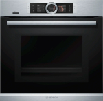 Духовой шкаф с микроволнами и паром Bosch HNG6764S6