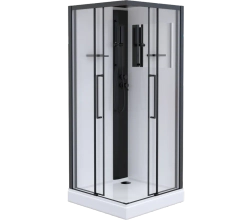 Кабина душевая Esbano (Эсбано) ESM-100CKR, с низким поддоном, 100х100х215