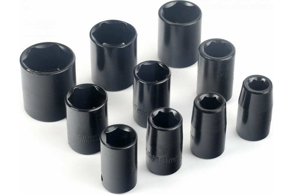 Набор ударных головок 1/2", 10,11,13,14,15,17,19,22,24,27 мм PATRIOT 830902033