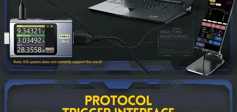 Тестер USB Fnirsi FNB58 Bluetooth