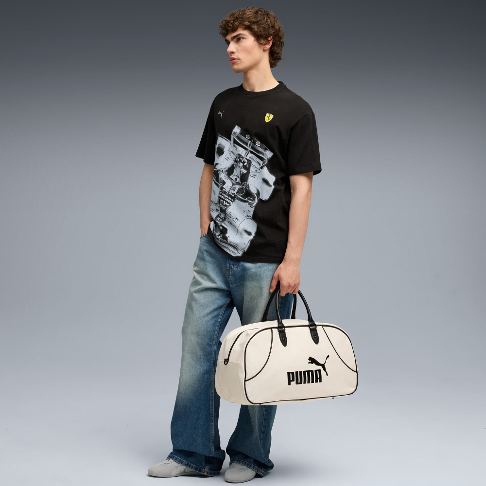 PUMA X SCUDERIA FERRARI МУЖСКАЯ ФУТБОЛКА PREMIUM, ЧЕРНЫЙ