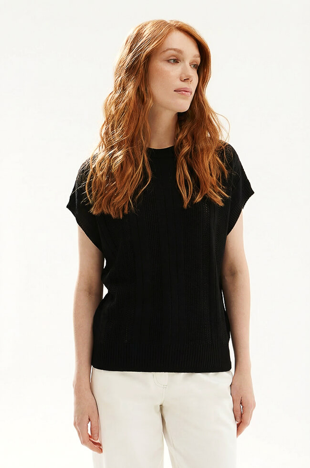 23585 Джемпер женский (черный)