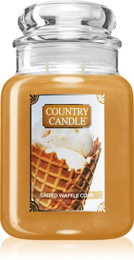 Country Candle Salted Waffle Cone - ароматическая свеча /   680  g  / GTIN 846853069036