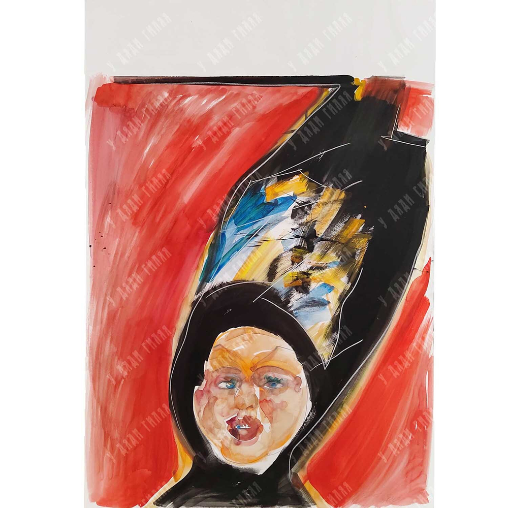 Алексеев Дмитрий (р. 1963) Салют. Серия "Театральная". Акварель. 2010 г.