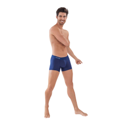 Мужские трусы боксеры темно-синие Clever CLASSIC MATCH BOXER 088008