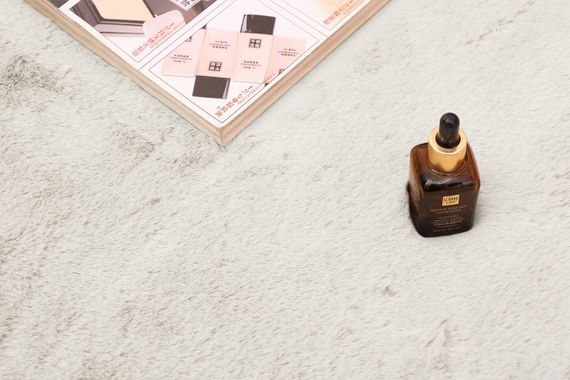 Коврик Плюшевый (крем) 100х100