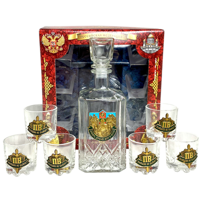 Набор для крепких напитков "Пограничные войска"