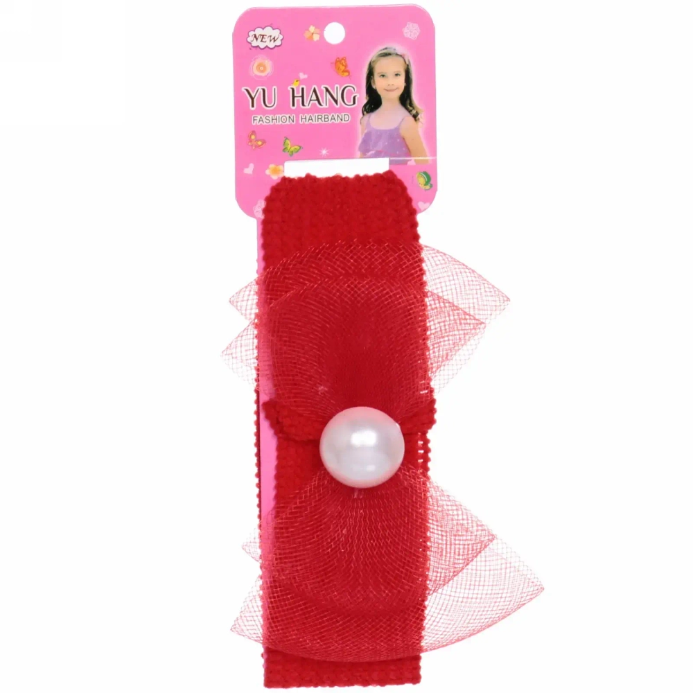 Повязка на голову детская на блистере «Little Krasa - Лейла», 6 цветов, 3,5*17 см