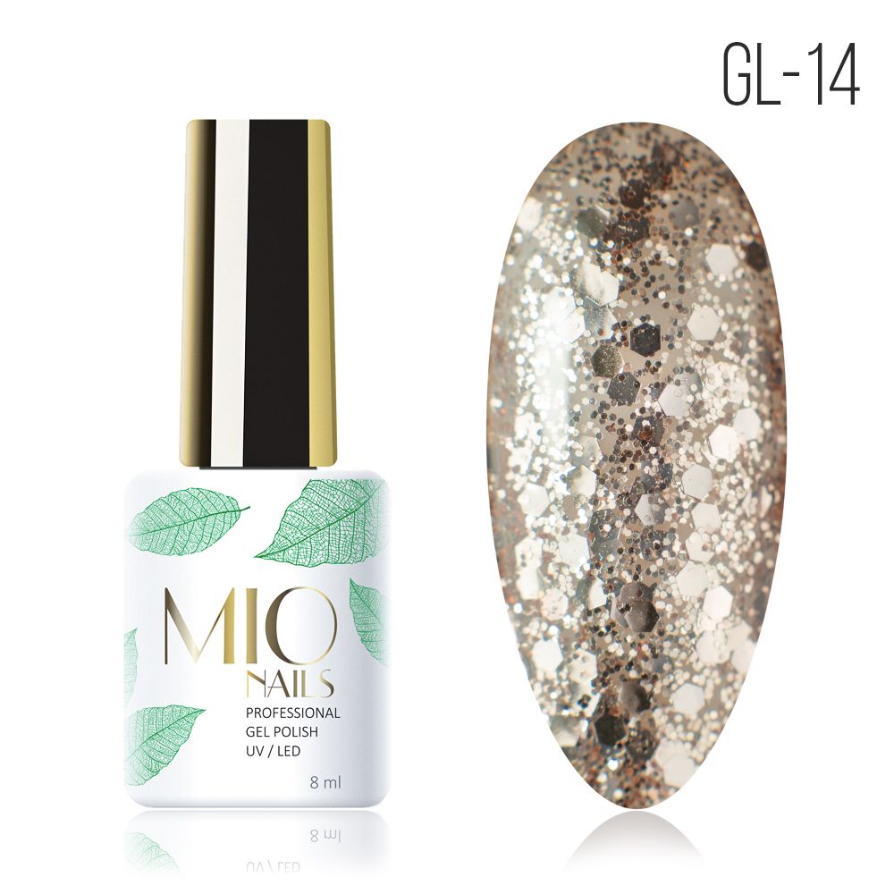 Mio Nails GL-14 Императорский топаз, 8 мл