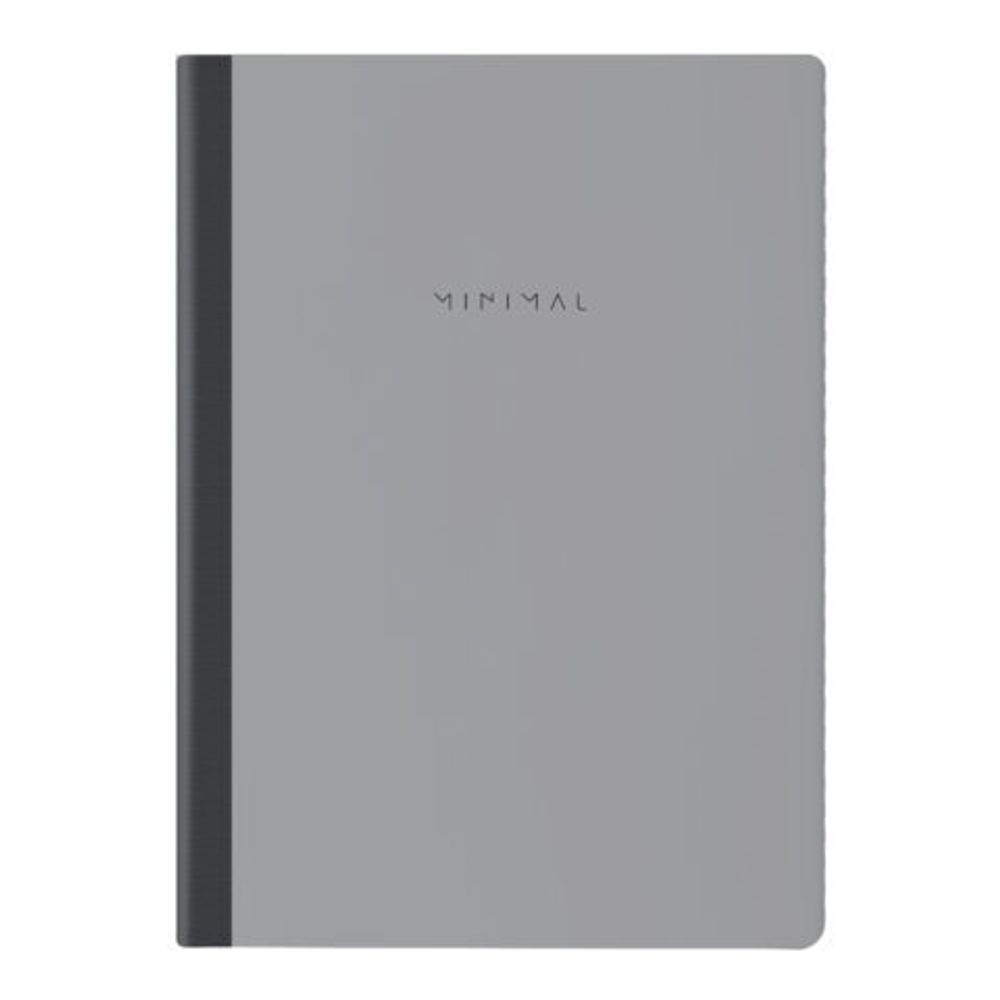 Тетрадь А4 96л. BRAUBERG на сшивке с корешком, клетка, обложка картон, Minimal Classic, 405281