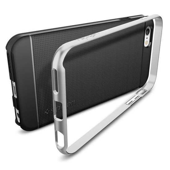 Sgp Spigen Case Neo Hybrid Satin Silver SGP11033 - Противоударная накладка для iPhone 6 / 6S