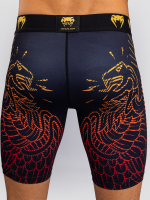 Шорты компрессионные Venum Quetzal Fury Black/Fury Red/Tangerine