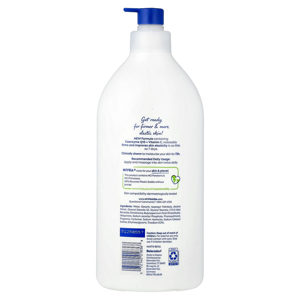 Nivea, восстанавливающий лосьон для тела, для нормальной и сухой кожи, 1000 мл (33,8 жидк. унции)