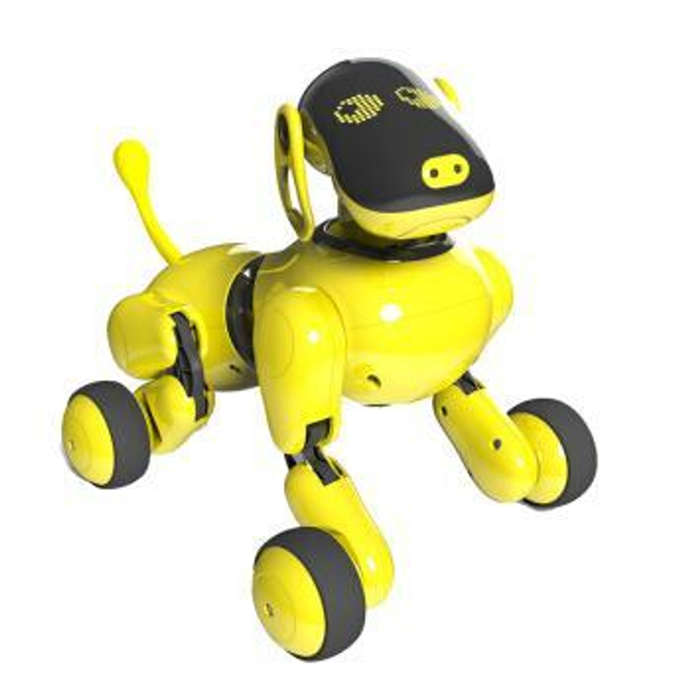 Интеллектуальный щенок-робот собака Дружок APP (русифицированная) - RT18024 цвет желтый