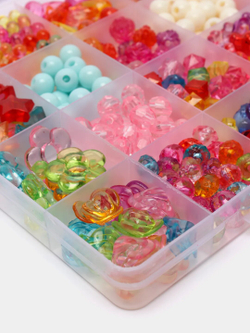 Бусинки бисер набор для создания украшений для творчества детский браслет ожерелье ободок, Холодное сердце