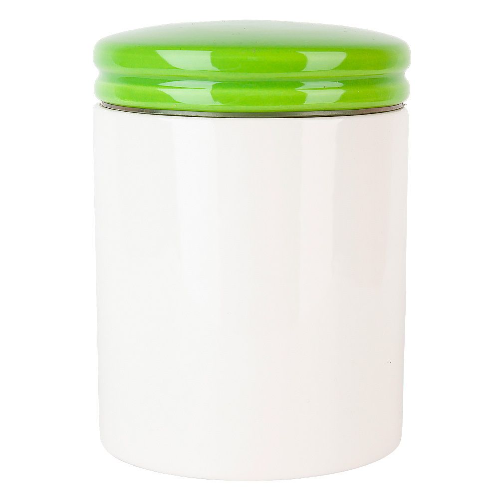 Банка для сыпучих продуктов " " 10*10*13см. v=630мл. (керамика)