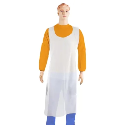 Фартук полиэтиленовый 80х120 см Albens плотность 9 одноразовый 100 шт белый